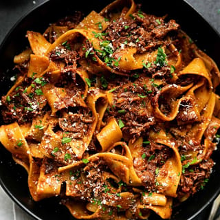 Pappardelle with Braised Short Rib Ragu