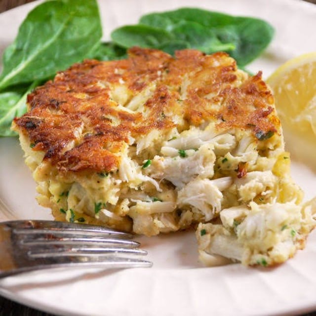 Crabcakes.