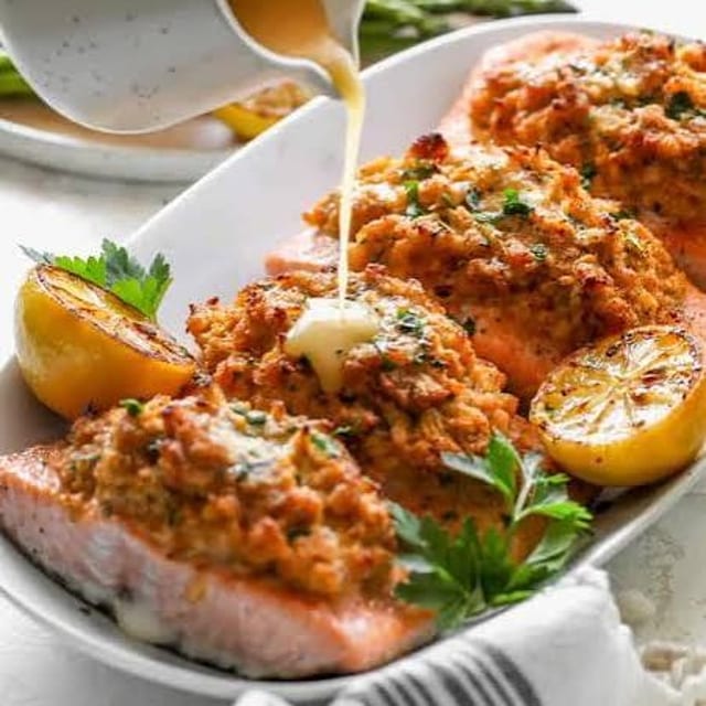 Crabmeat Salmon.