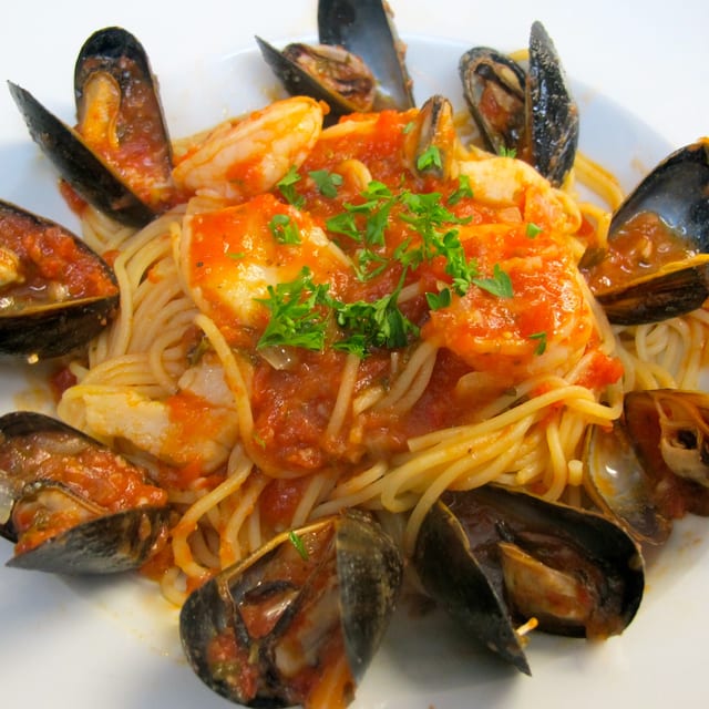 Fettuccine Pescatore.