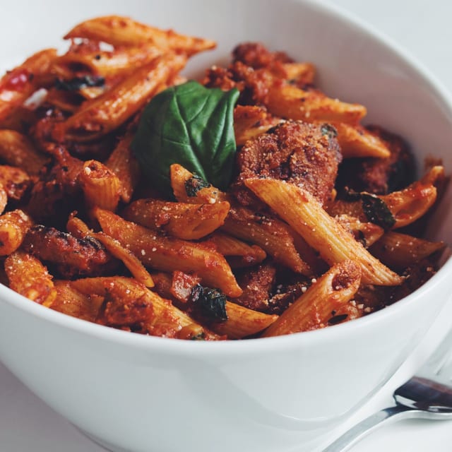 Penne Arrabbiata.