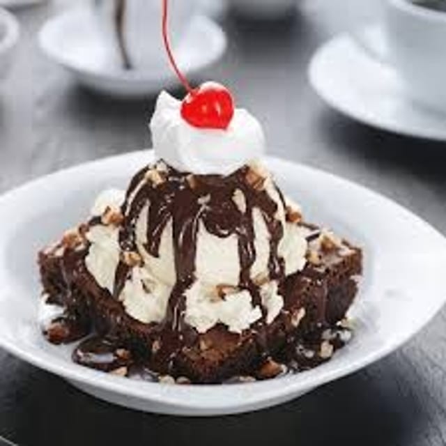 Chocolate Brownie Sundae.