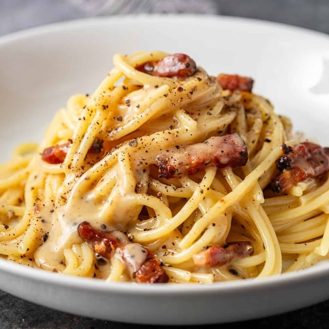 Spaghetti Carbonara.