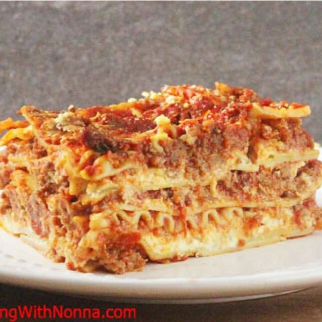 Nonna's Lasagna.