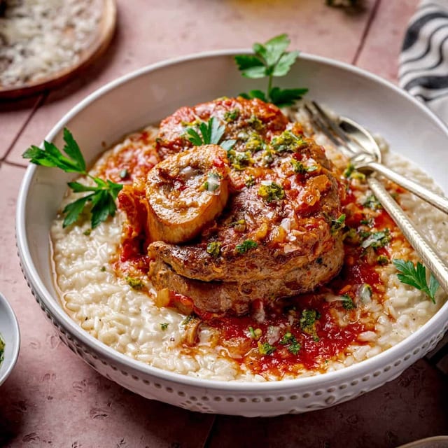 Slow Braised Veal Osso Buco.