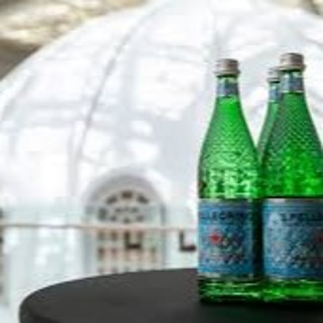 San Pellegrino Sparkling Water.