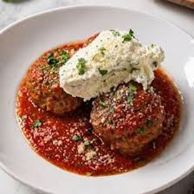 Nonna's Meatballs.