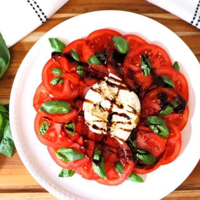 Burrata Caprese.