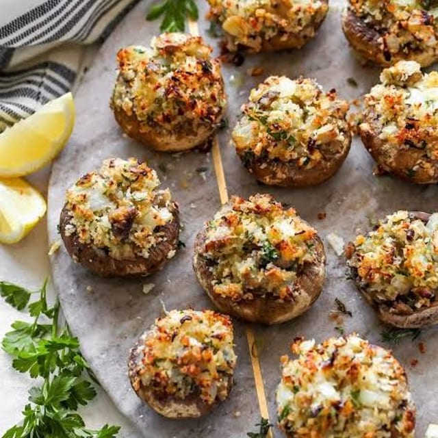 Stuffed Mushrooms.