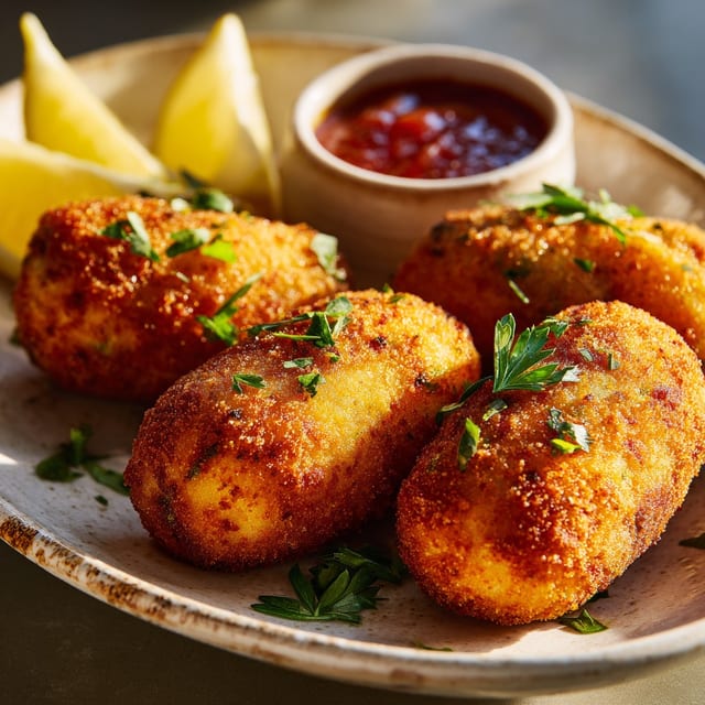 Potato Croquettes.